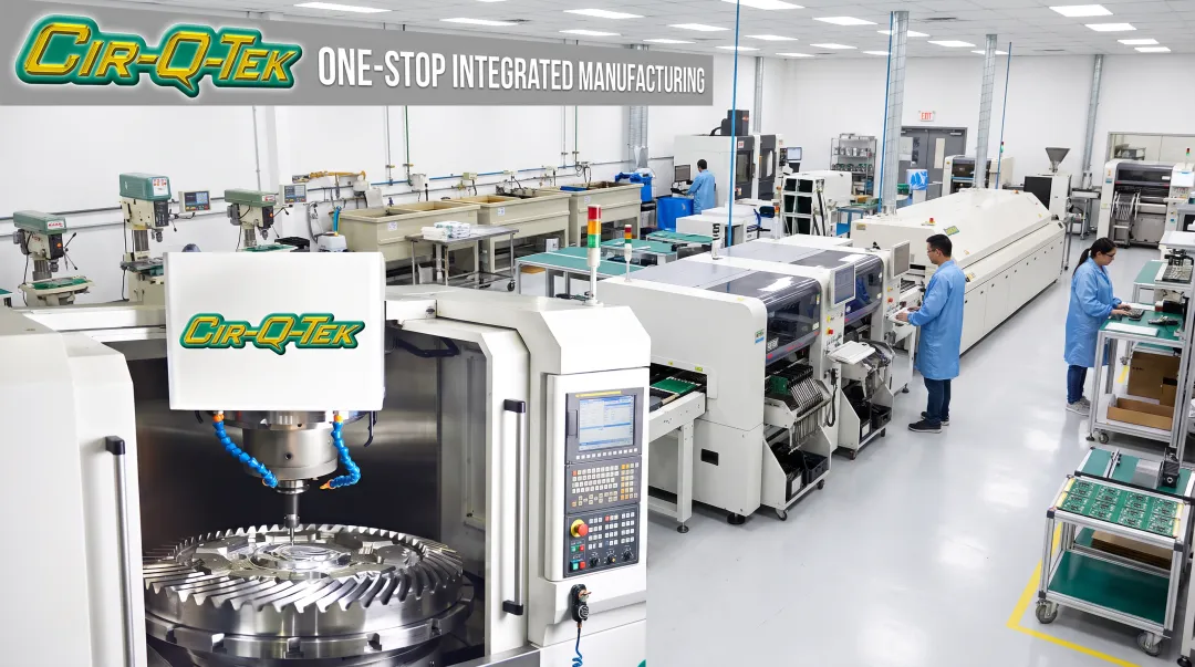 Cir-Q-Tek one-stop PCB fabrication assembly and CNC machining facility