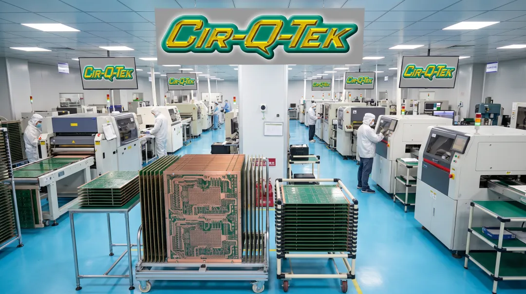 Cir-Q-Tek multilayer PCB manufacturing facility producing boards up to 40 layers