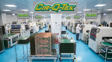 Cir-Q-Tek multilayer PCB manufacturing facility producing boards up to 40 layers