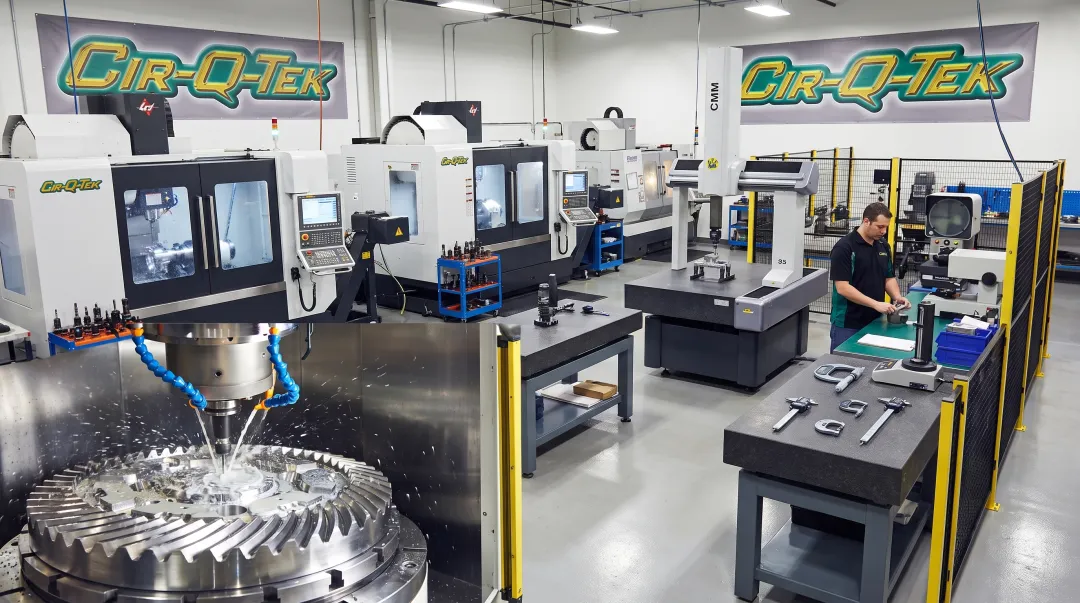 Cir-Q-Tek CNC machining facility with multi-axis precision equipment
