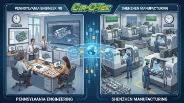 Cir-Q-Tek Pennsylvania and Shenzhen dual facility CNC operations