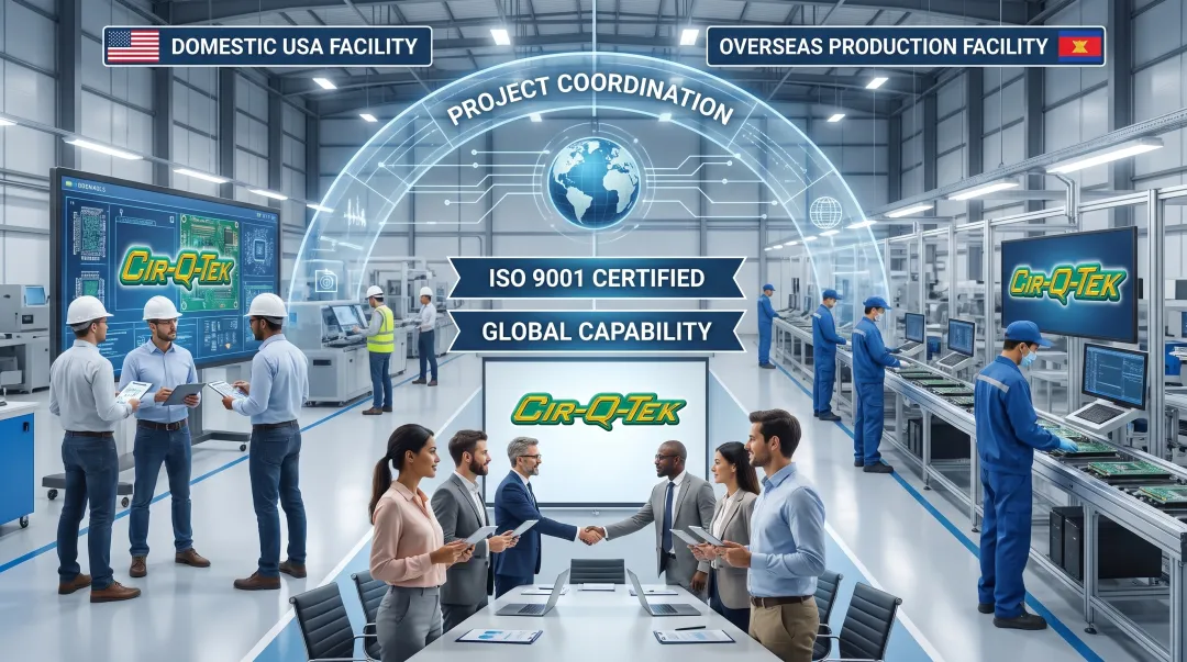 Cir-Q-Tek dual US and Shenzhen manufacturing facility locations