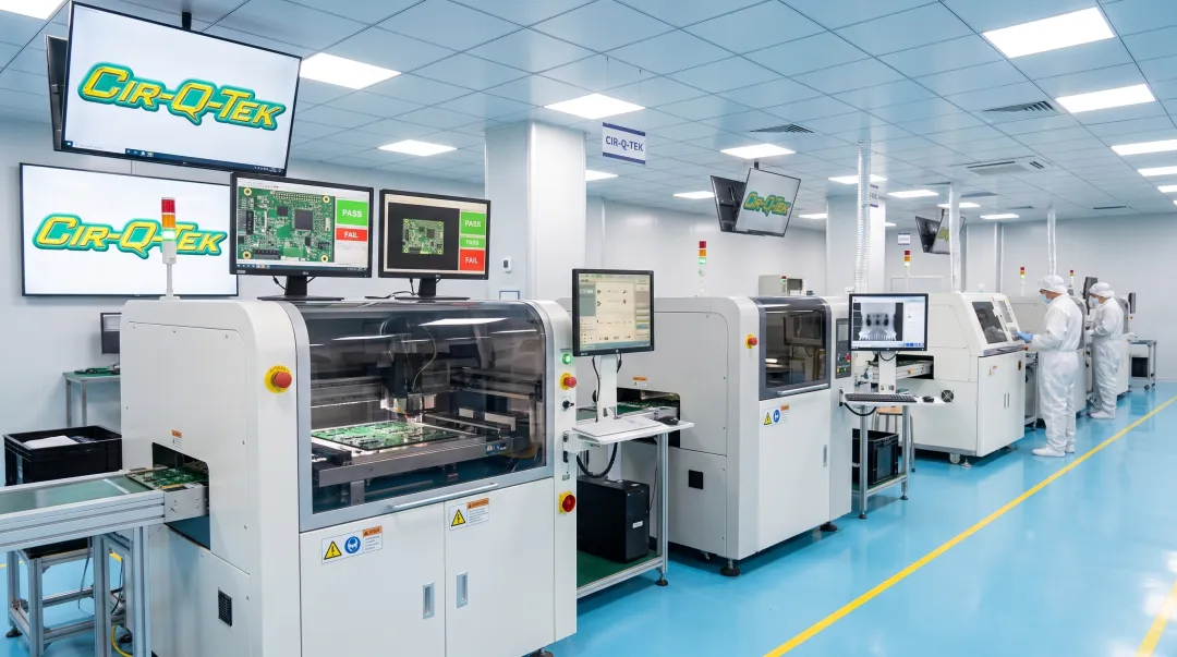 Cir-Q-Tek SMT line with AOI and X-ray inspection equipment