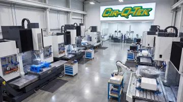Cir-Q-Tek precision CNC machining facility with multi-axis production equipment
