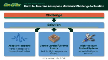 Machining mitigation strategies for titanium and nickel superalloy challenges