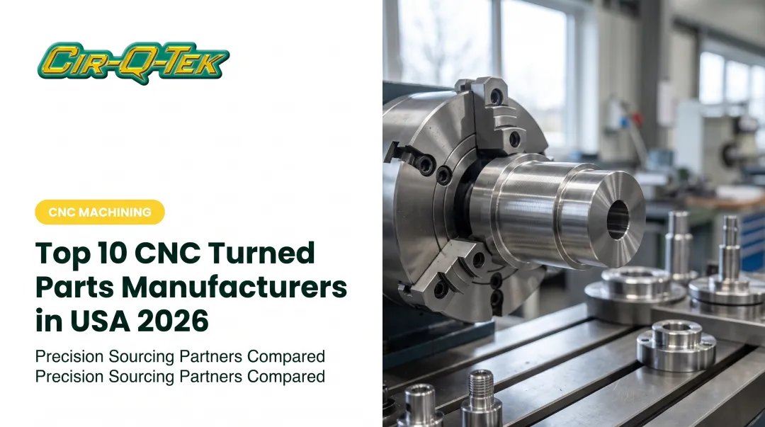 Top 10 CNC Turned Parts Manufacturers in USA 2026
