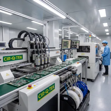 Automated circuit board assembly line