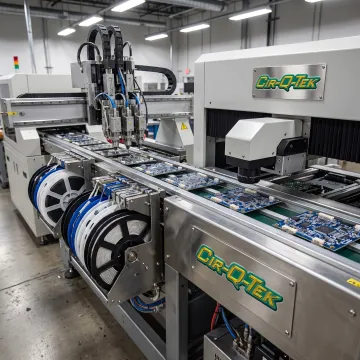 Automated circuit board assembly line