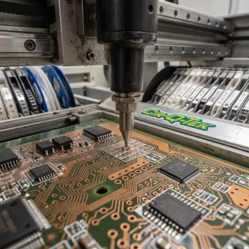 Automated circuit board assembly line