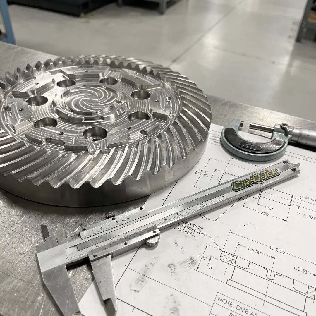 Precision CNC-machined metal components