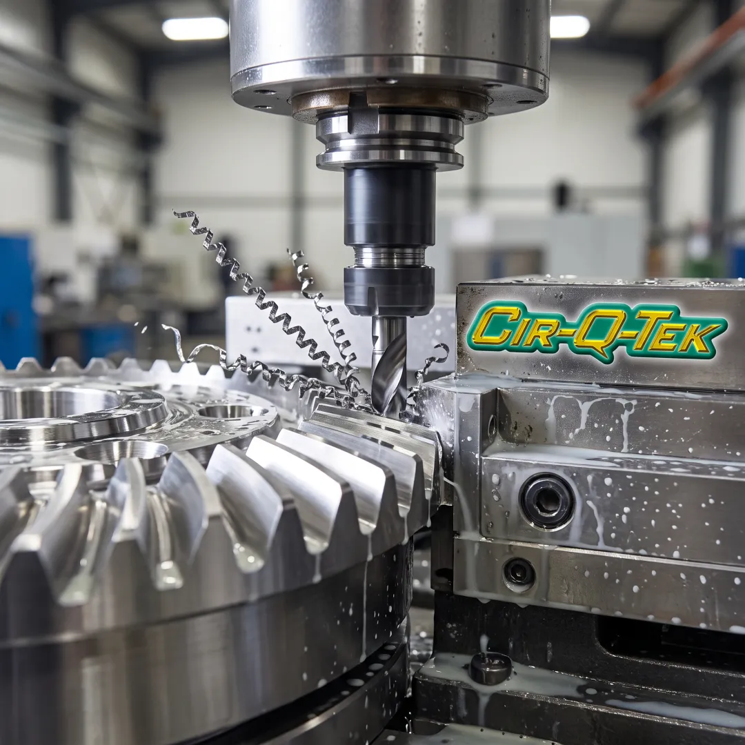 Precision-machined custom metal component