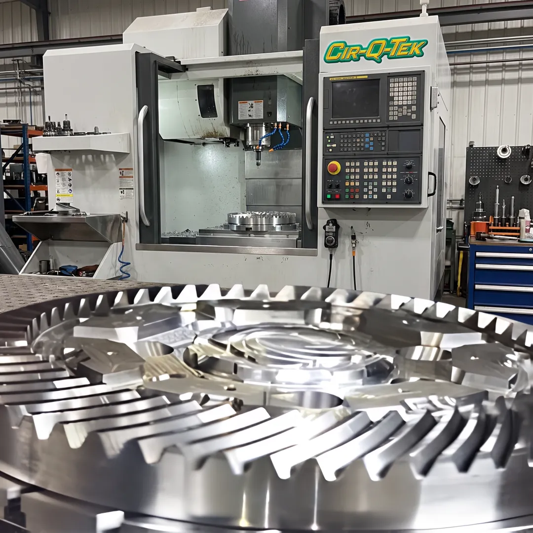 Complex precision-machined metal component