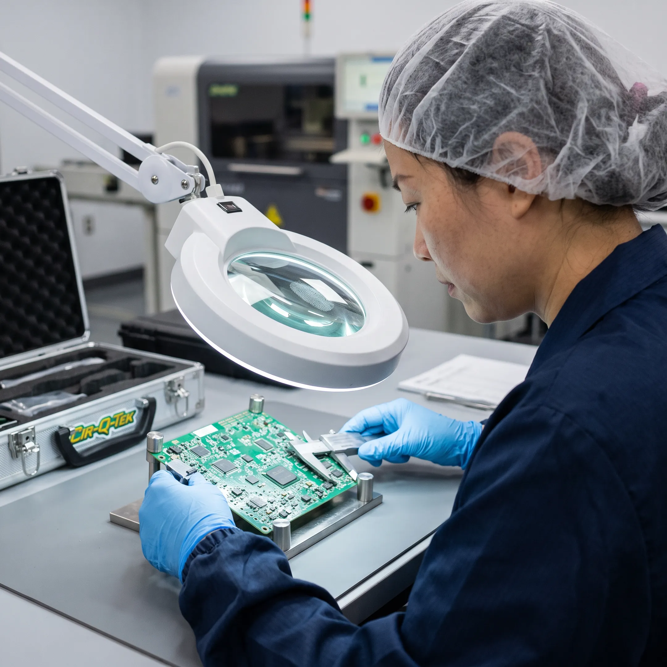 Medical device circuit board and precision-machined components