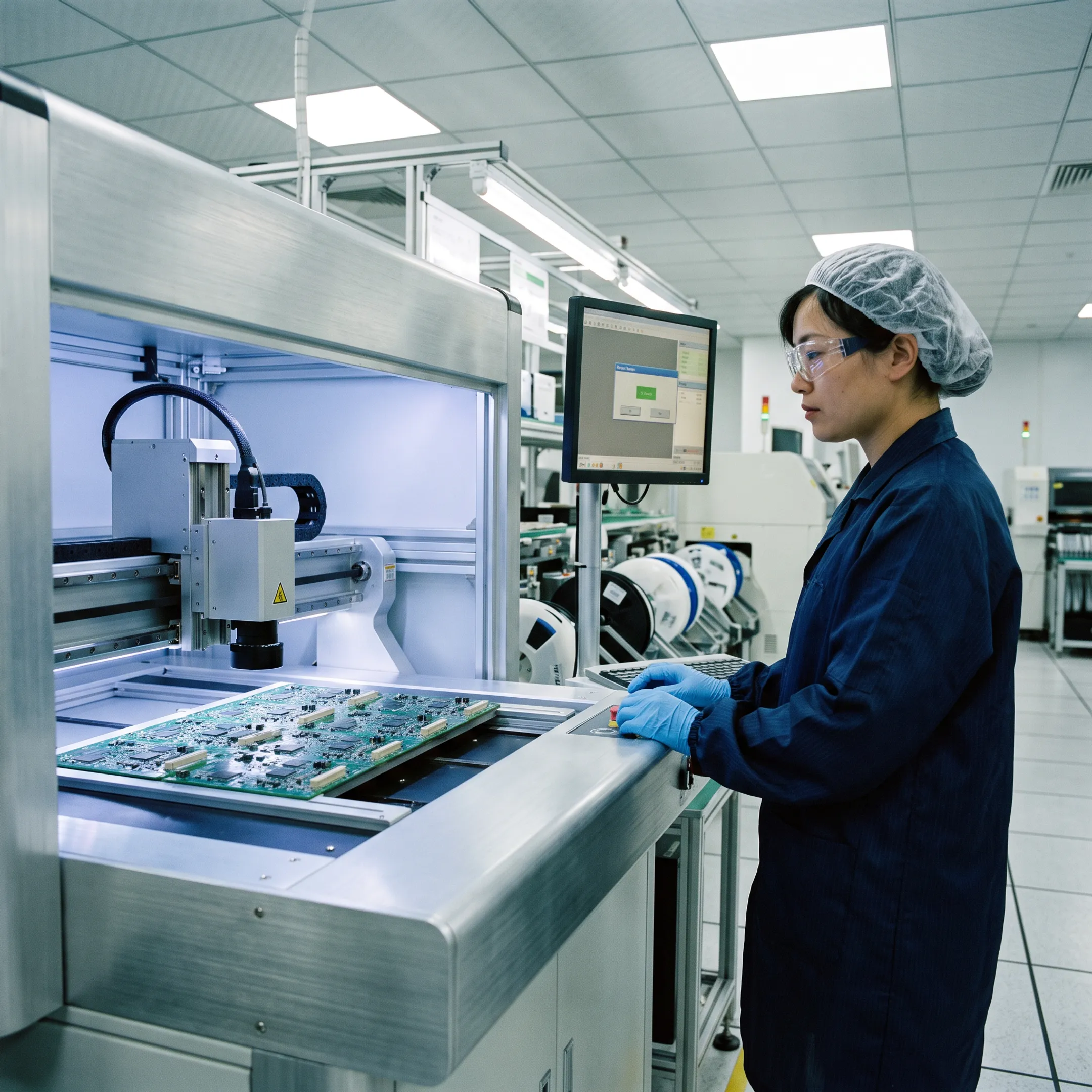 Automated inspection of PCB assembly