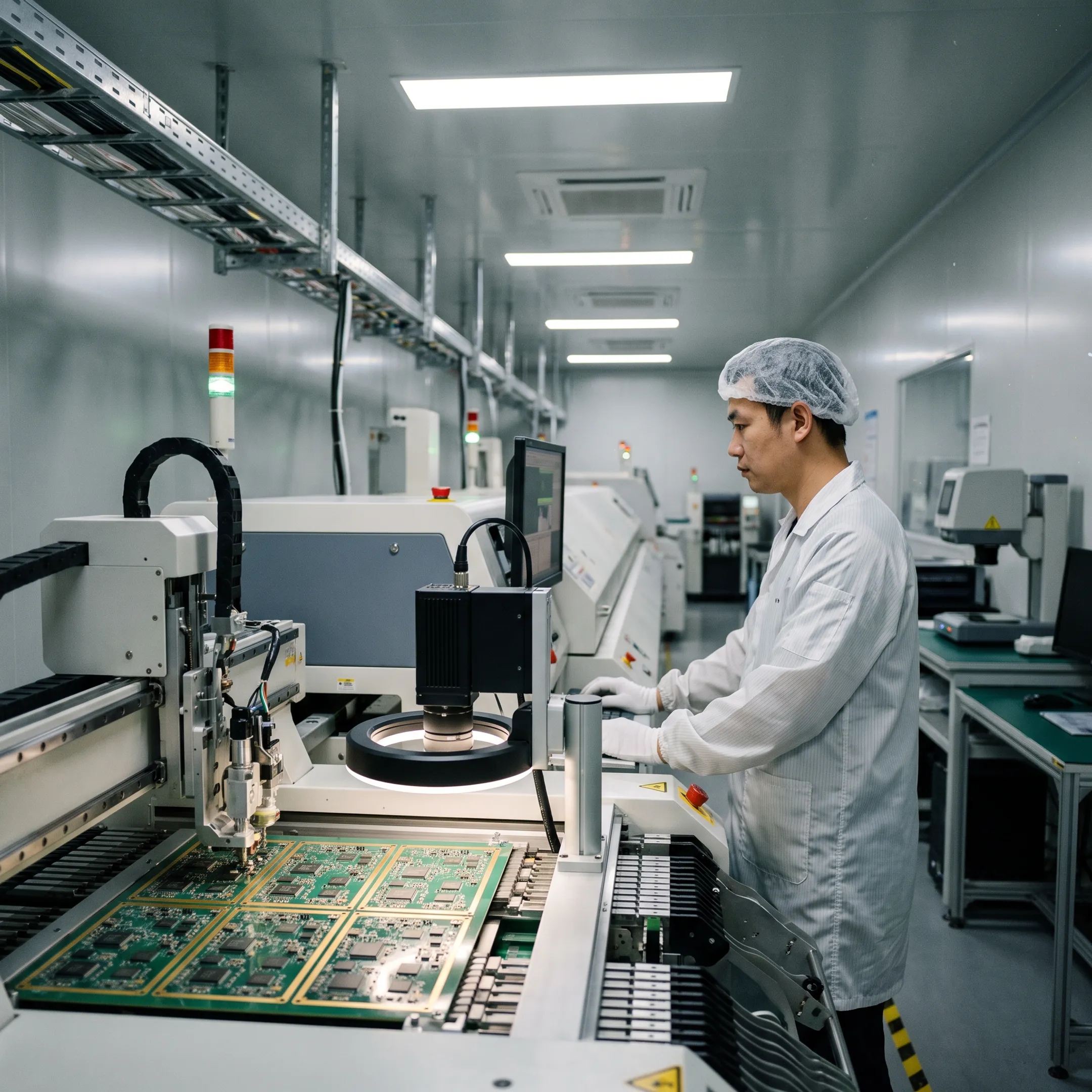 Advanced multilayer PCB assembly in production