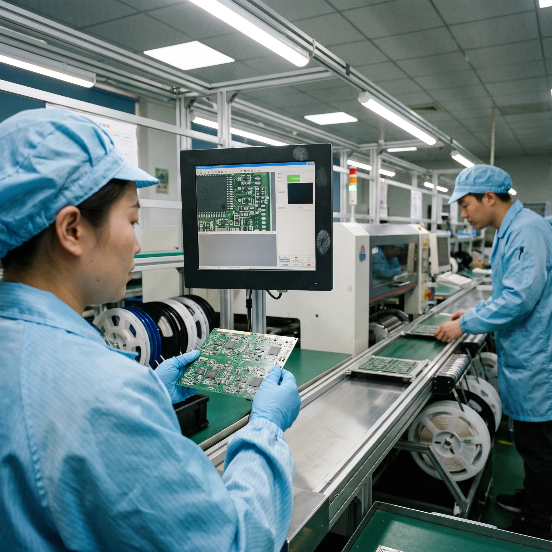 PCB assembly production process