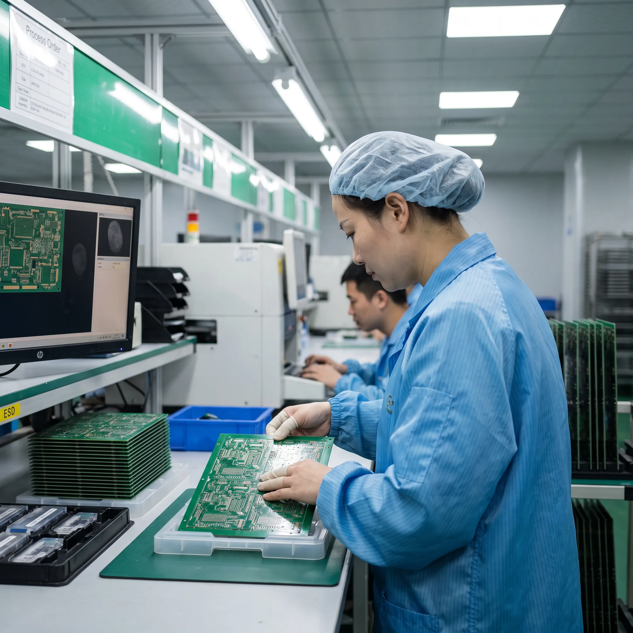 Fabricated multilayer PCB panels