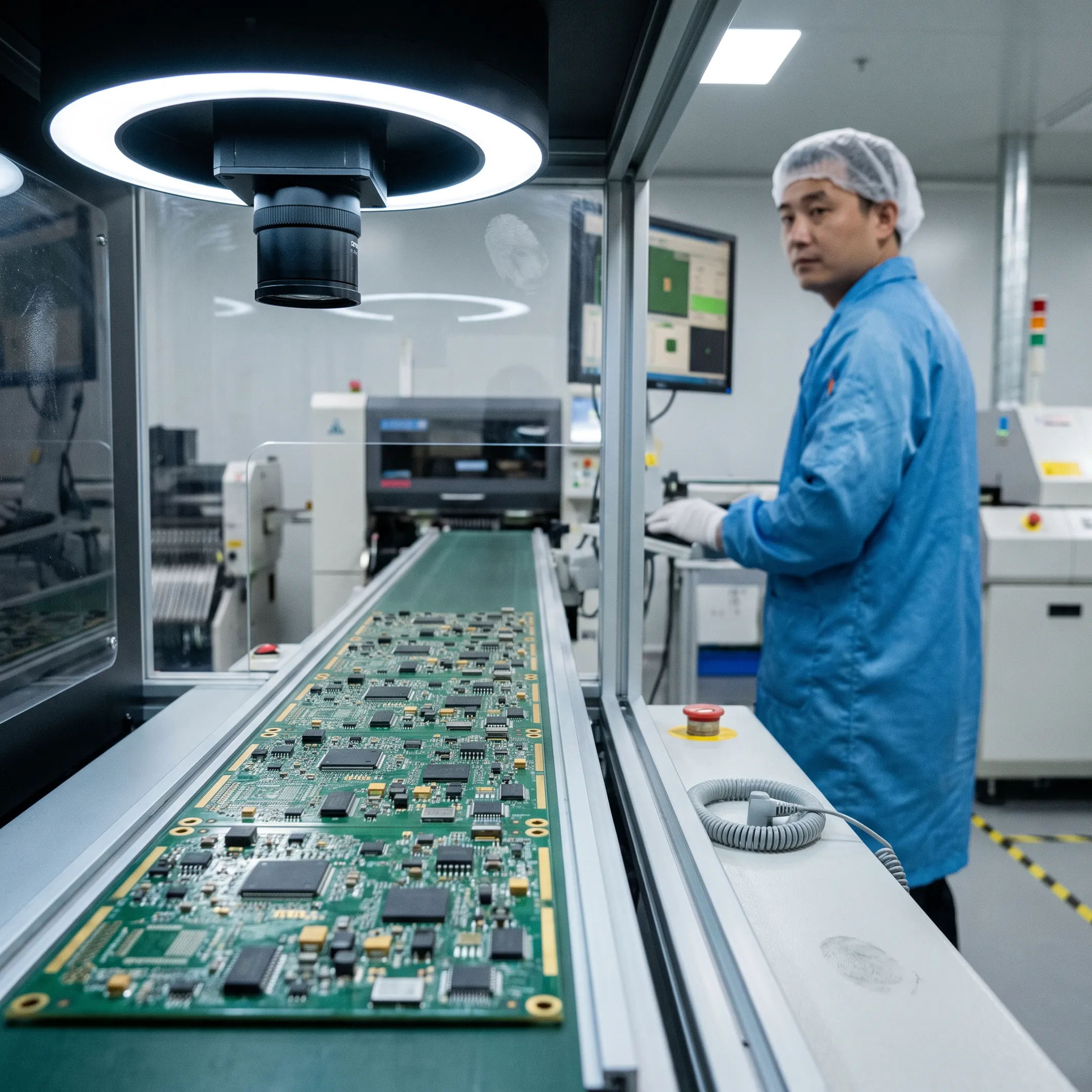 Automated inspection of a populated circuit board