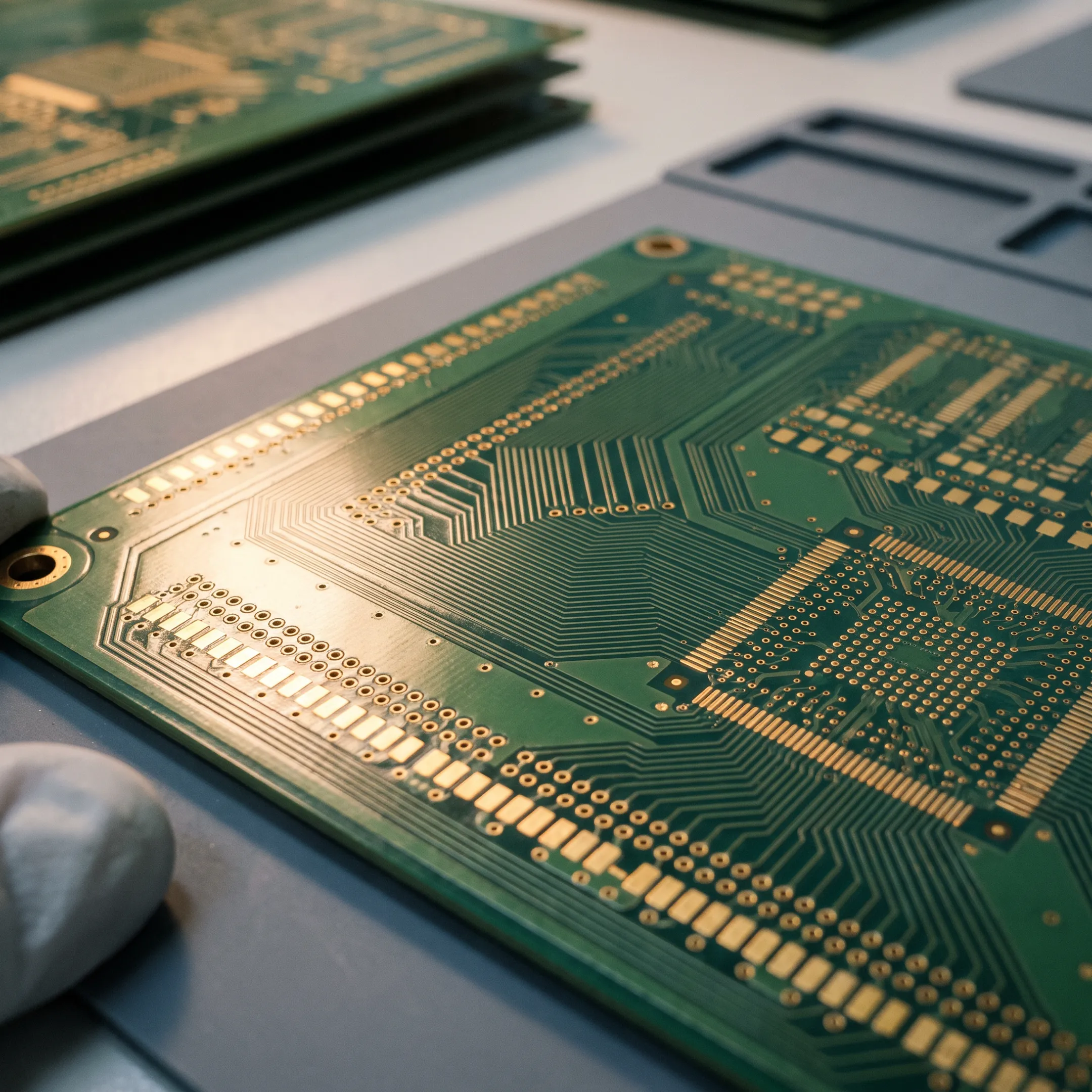 High-density interconnect PCB with microvias