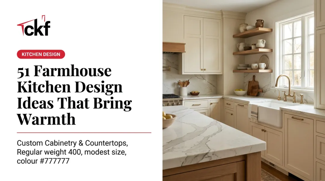 51 Farmhouse Kitchen Design Ideas That Bring Warmth
