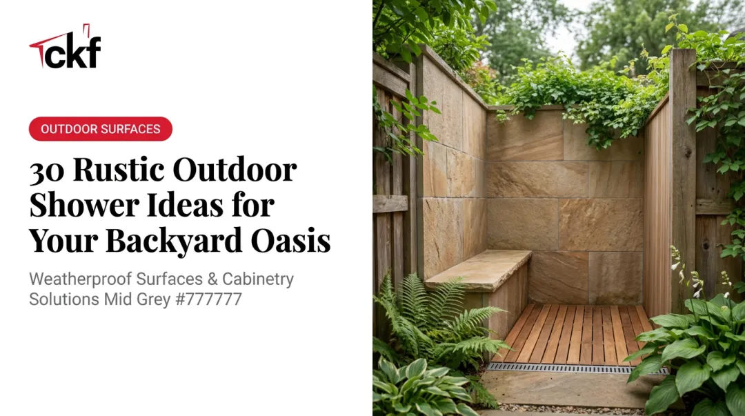 30 Rustic Outdoor Shower Ideas for Your Backyard Oasis