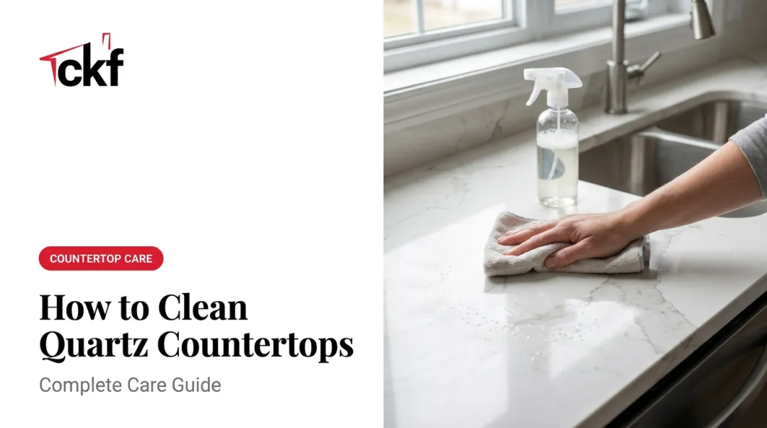 How to Clean Quartz Countertops: Complete Care Guide