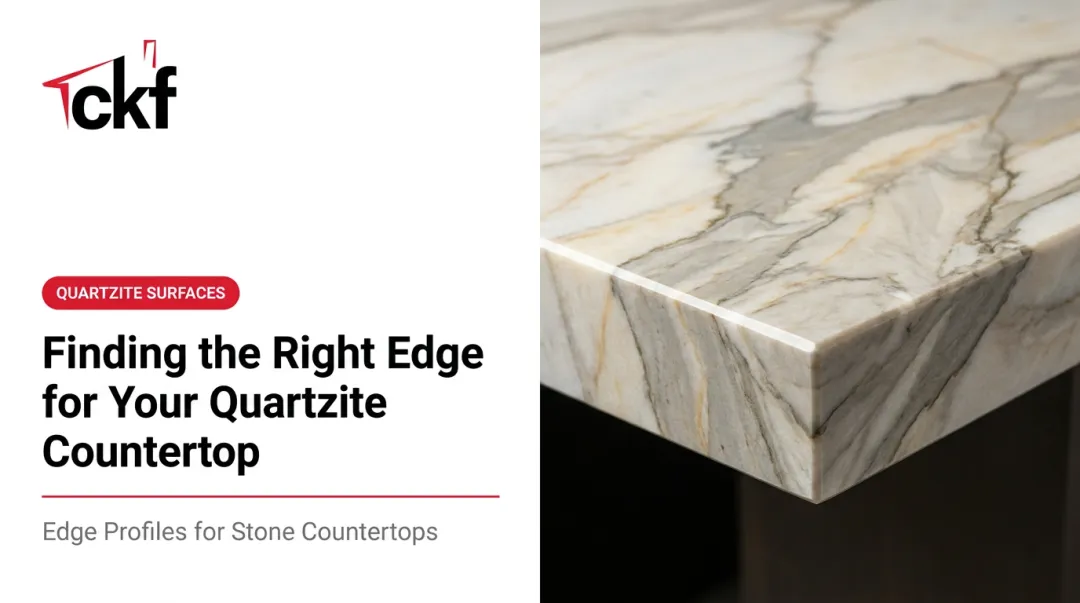 Finding the Right Edge for Your Quartzite Countertop