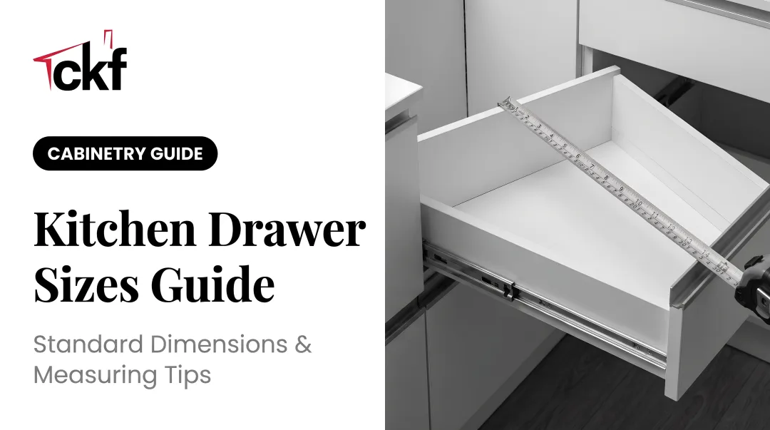 Kitchen Drawer Sizes Guide: Standard Dimensions & Measuring Tips
