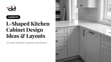 L-Shaped Kitchen Cabinet Design Ideas &amp; Layouts