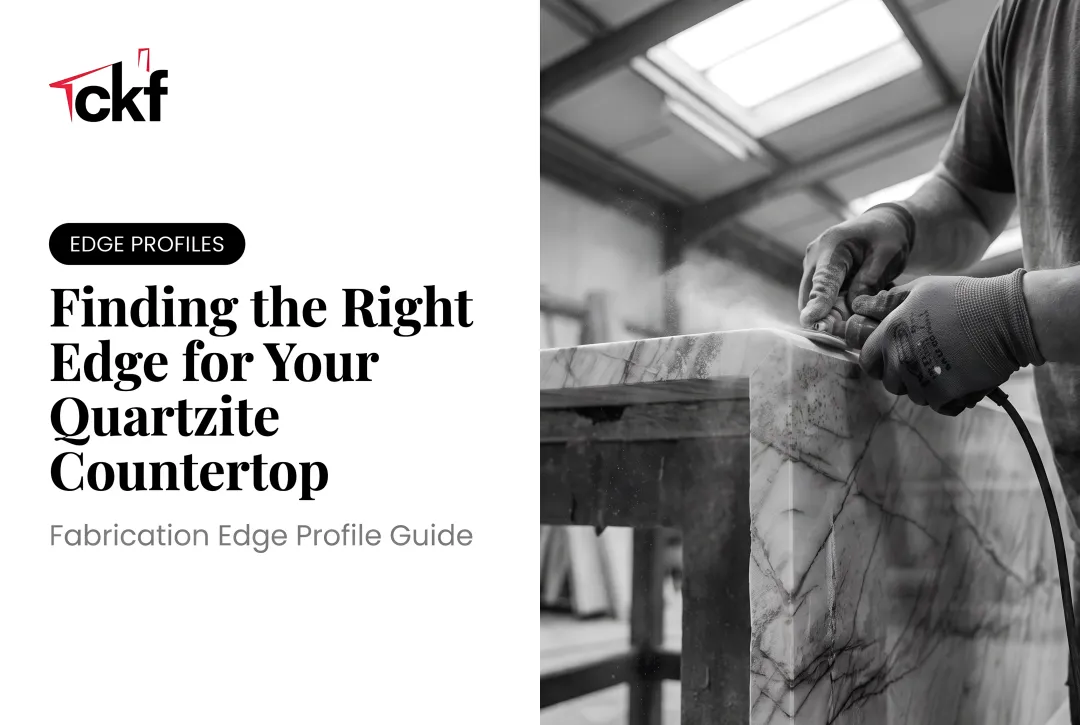 Finding the Right Edge for Your Quartzite Countertop