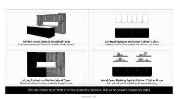 Farmhouse kitchen color palette comparison chart with warm neutral and bold moody schemes