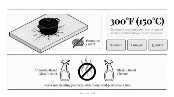 Quartz countertop cleaning products to avoid comparison chart