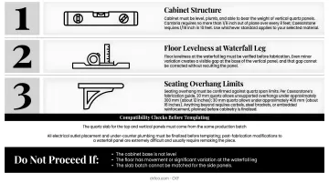 Three prerequisite site readiness checks before quartz waterfall countertop fabrication