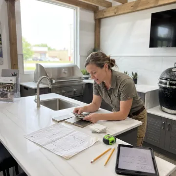Outdoor living project planning materials