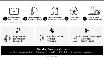 5-step decision framework for choosing the right kitchen faucet