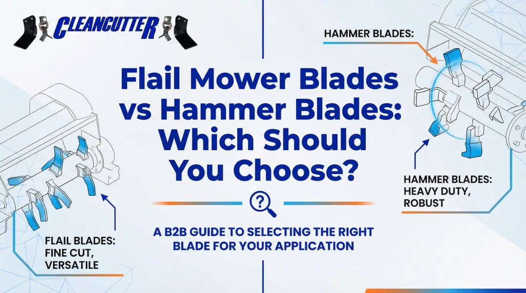 Flail Mower Blades vs Hammer Blades: Which Should You Choose?