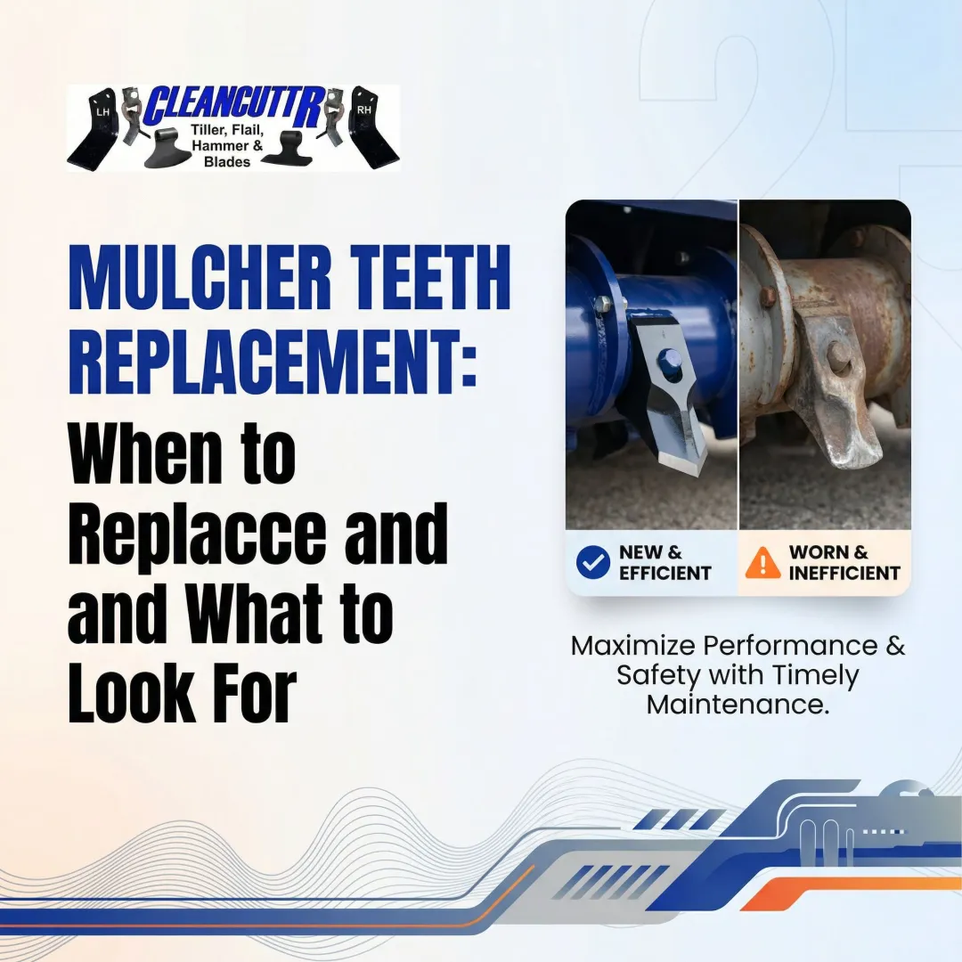 Mulcher Teeth Replacement: When to Replace and What to Look For