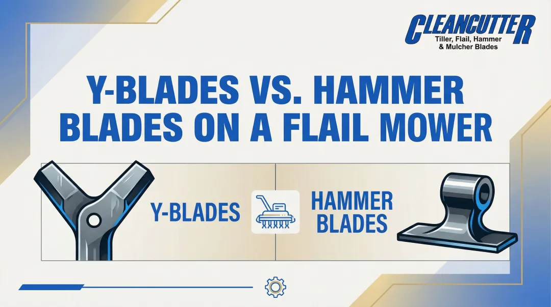 Y-Blades vs. Hammer Blades on a Flail Mower