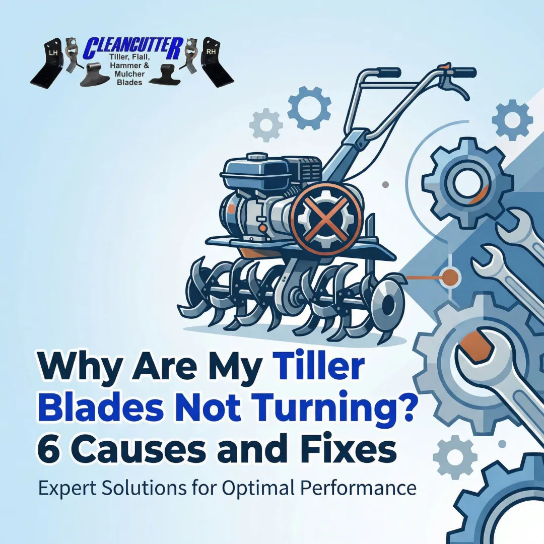 Why Are My Tiller Blades Not Turning? 6 Causes and Fixes