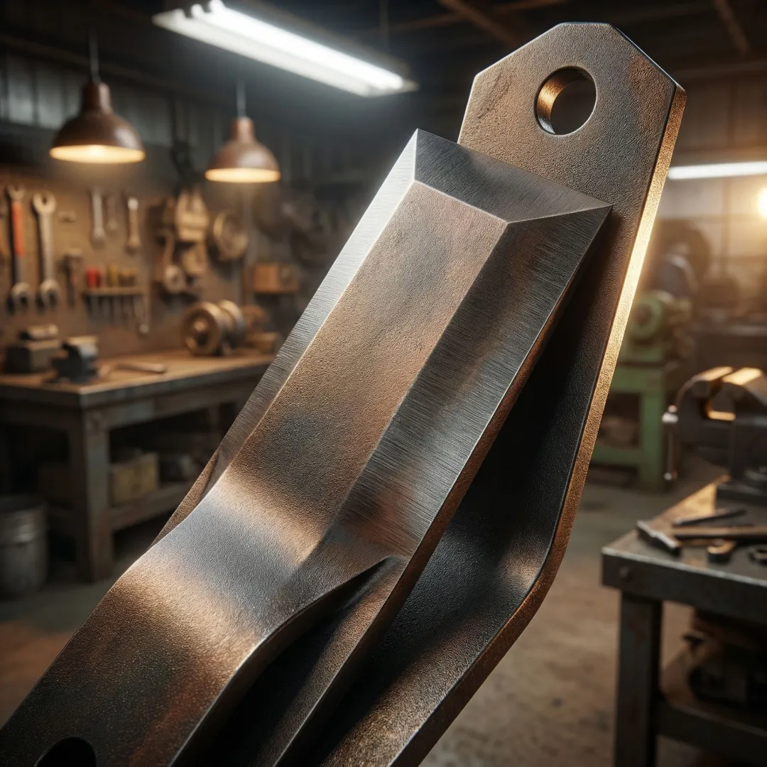 Clean Cutter flail blades showcasing Super-Koat coating technology