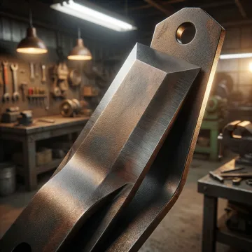 Clean Cutter flail blades showcasing Super-Koat coating technology