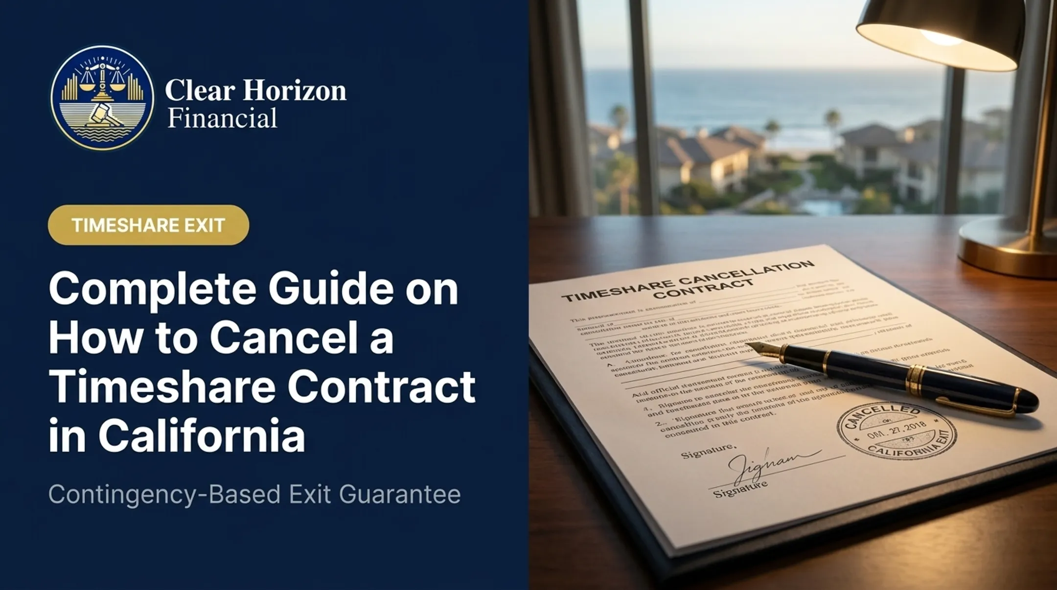 Complete Guide on How to Cancel a Timeshare Contract in California