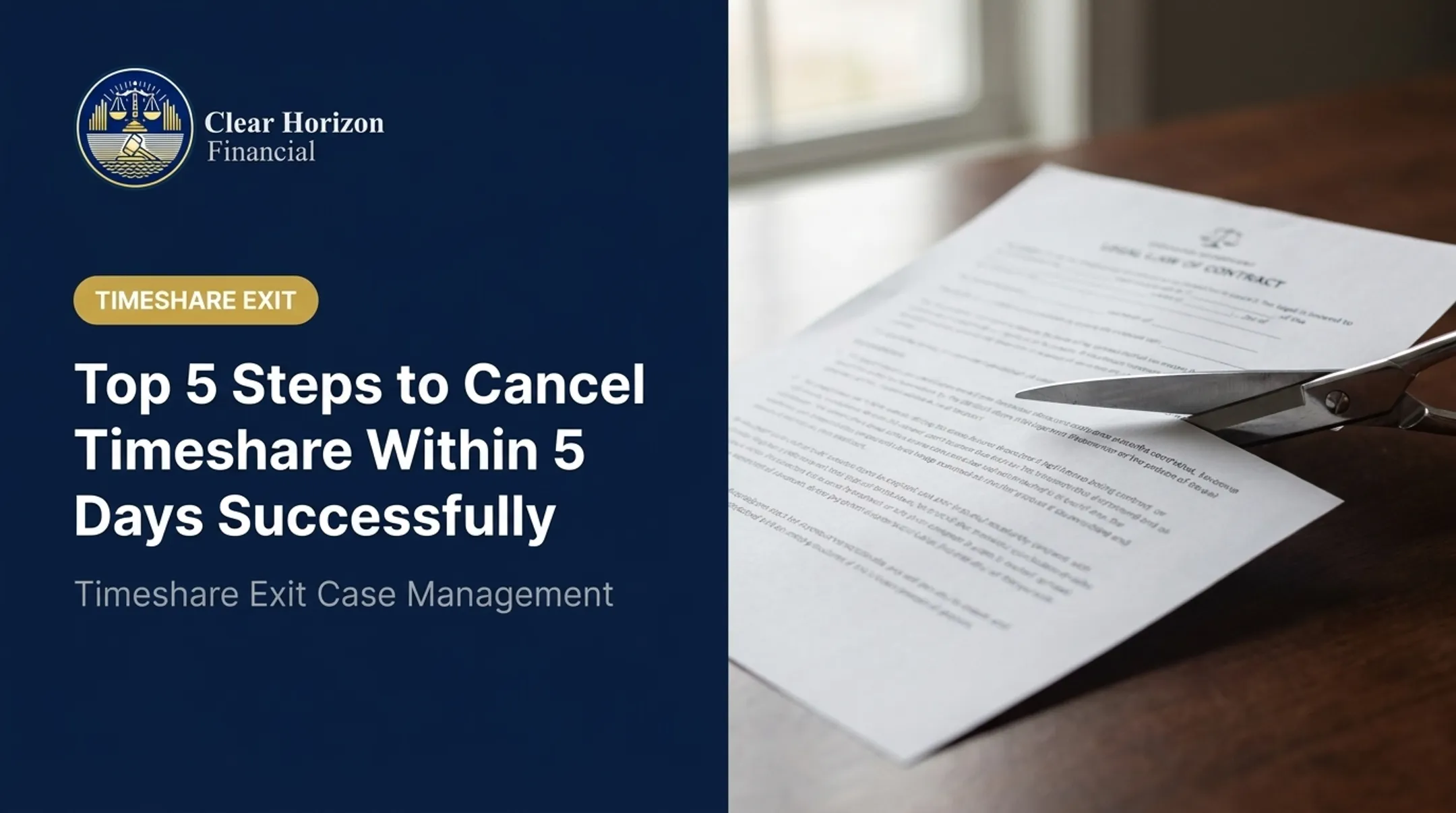 Top 5 Steps to Cancel Timeshare Within 5 Days Successfully