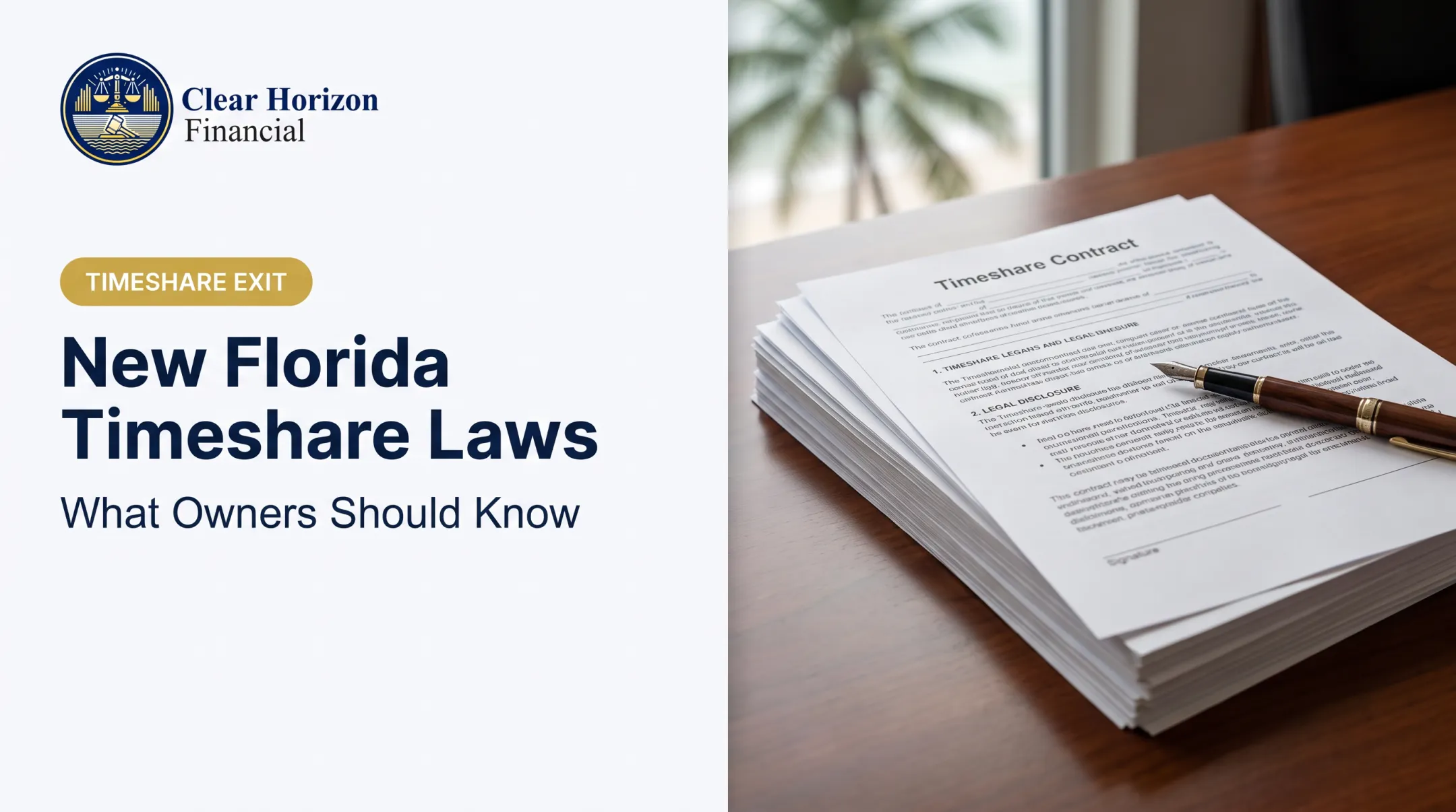 New Florida Timeshare Laws: What Owners Should Know