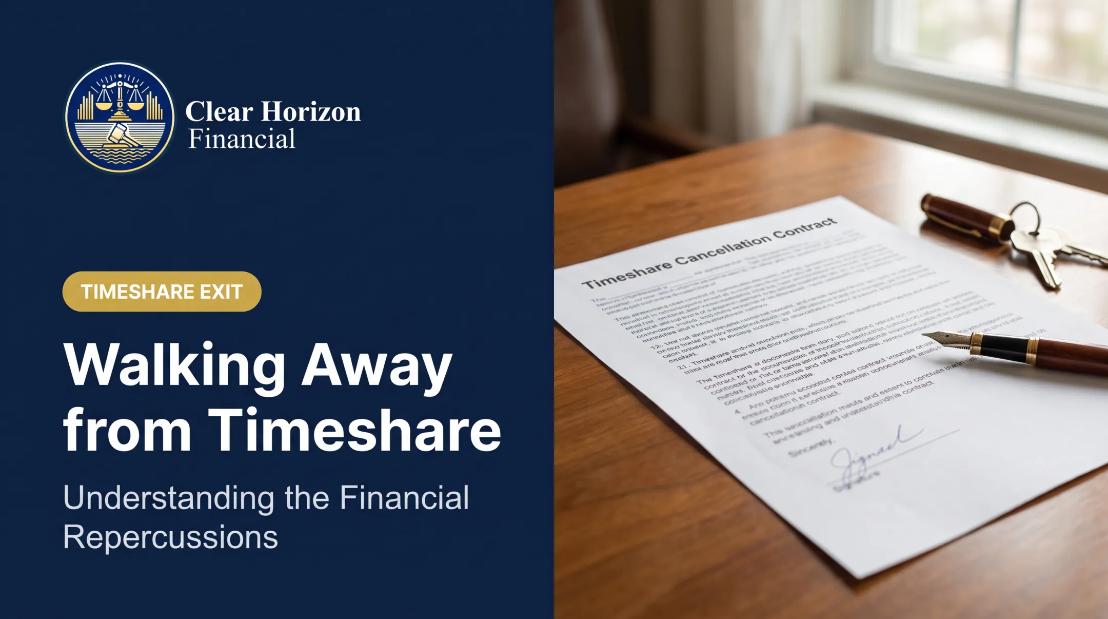 Walking Away from Timeshare: Understanding the Financial Repercussions