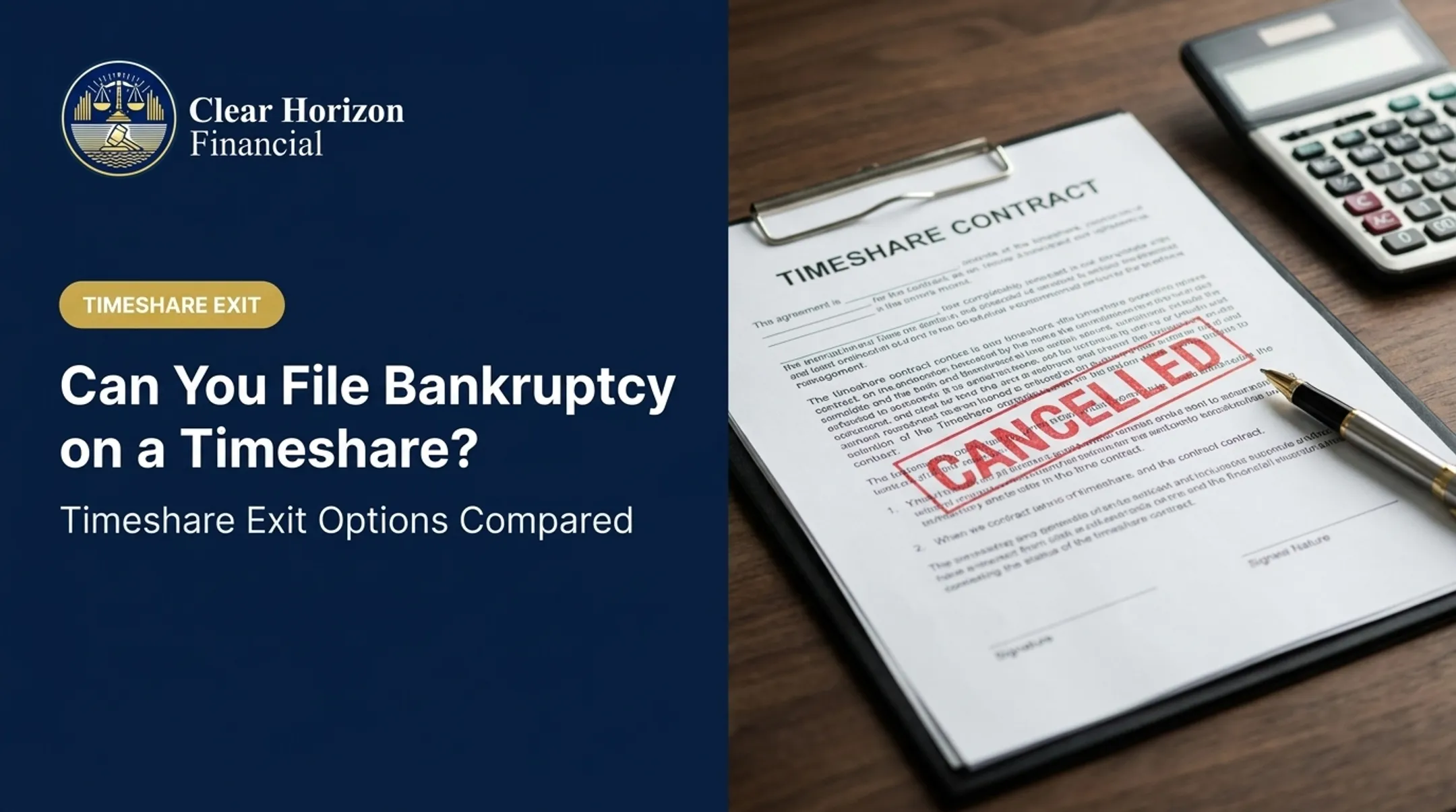 Can You File Bankruptcy on a Timeshare?
