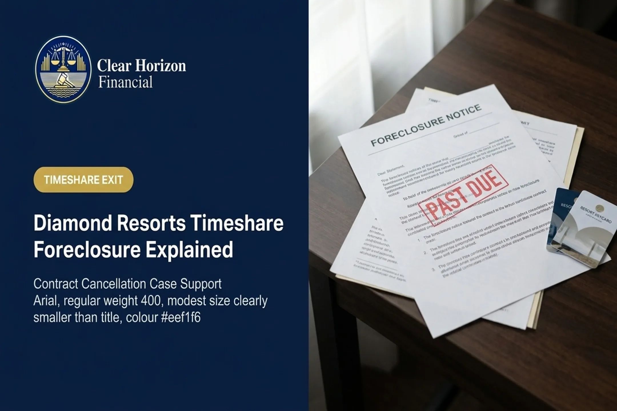 Diamond Resorts Timeshare Foreclosure Explained
