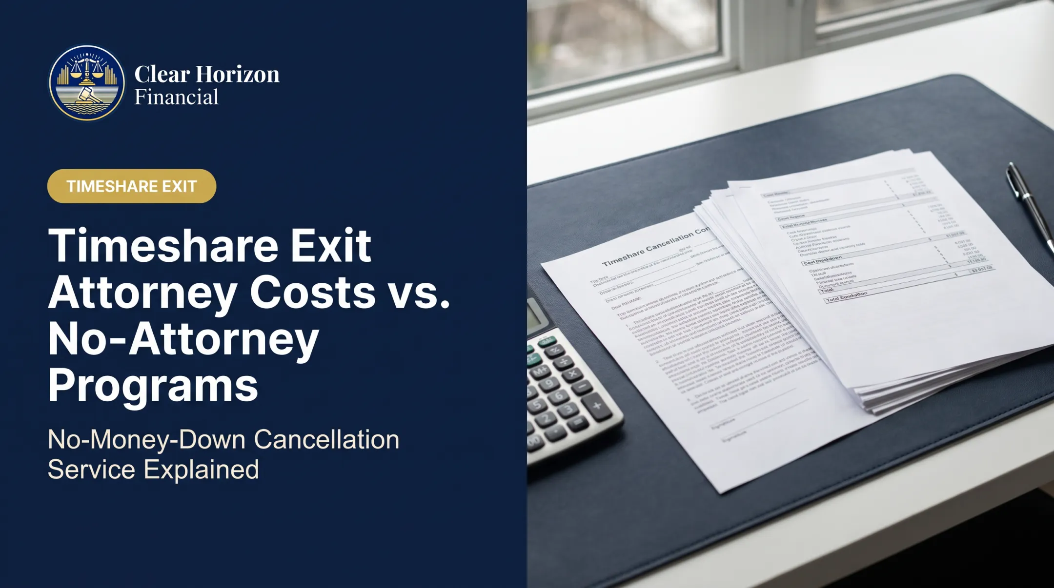 Timeshare Exit Attorney Costs vs. No-Attorney Programs