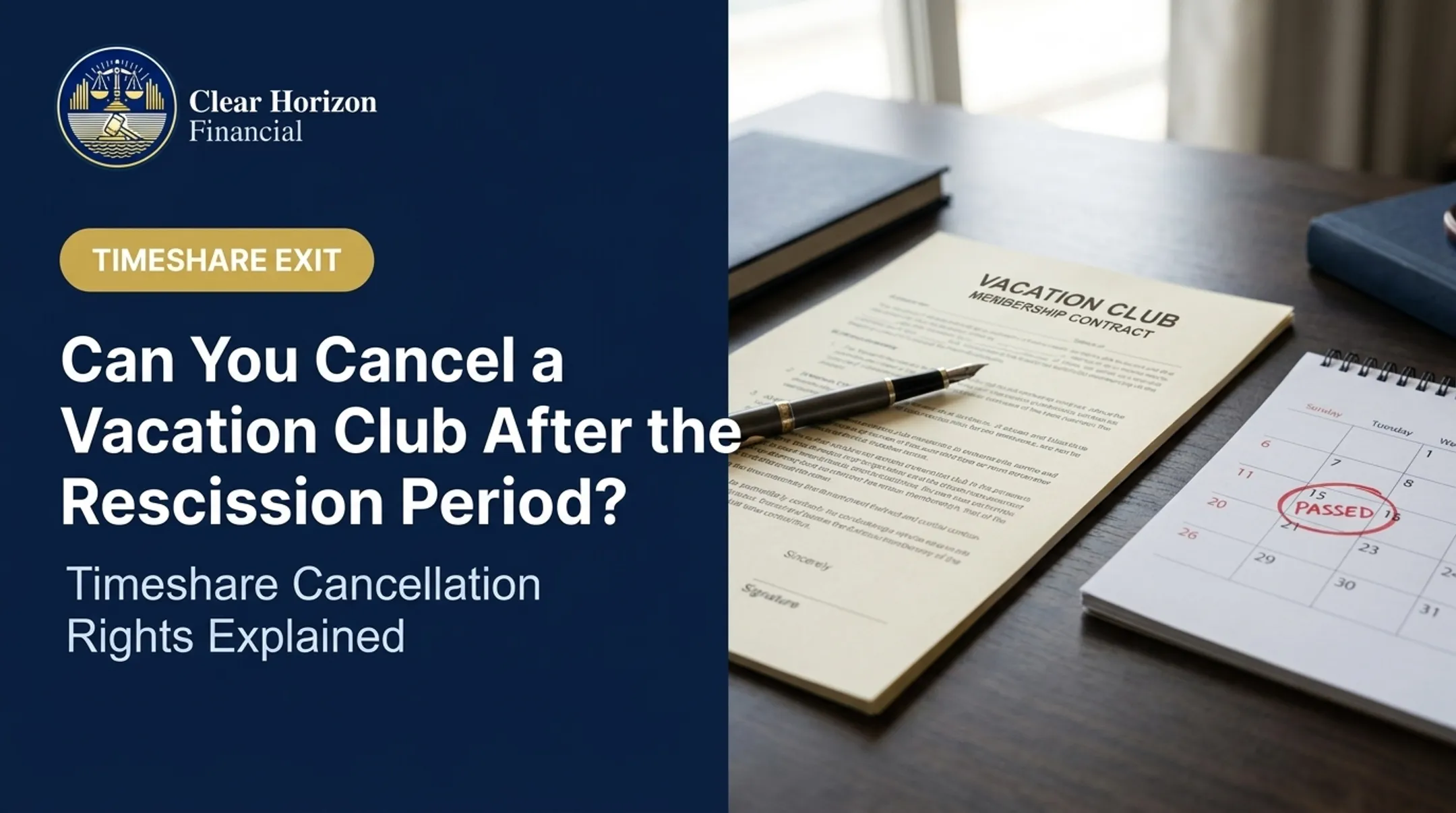 Can You Cancel a Vacation Club After the Rescission Period?
