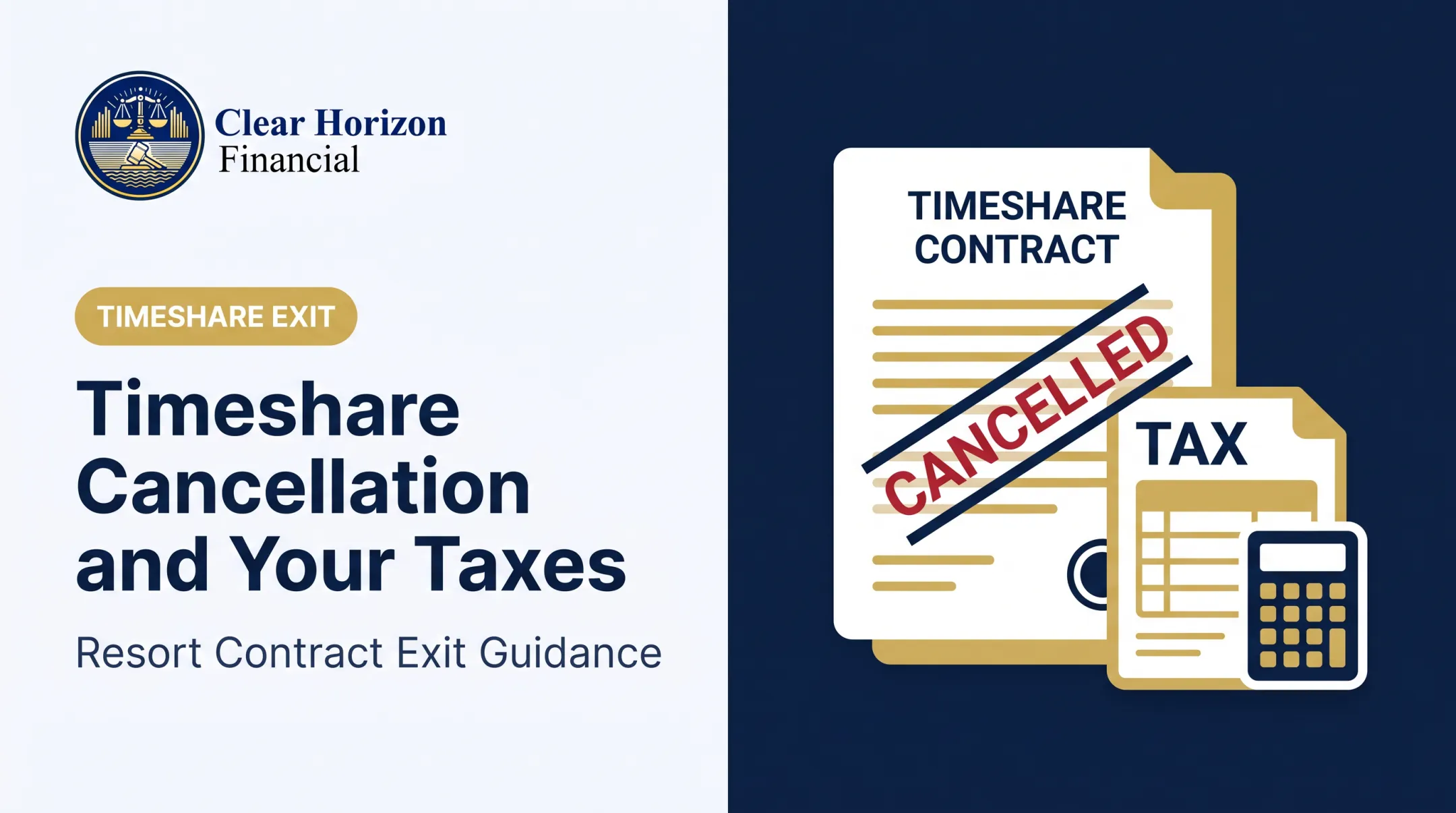 Timeshare Cancellation and Your Taxes